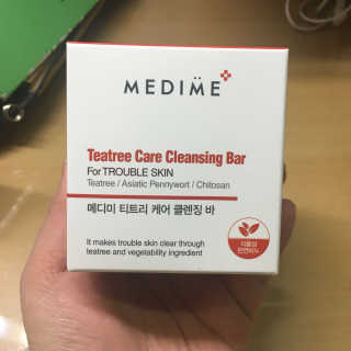 메디미 티트리케어 클렌징 바 — 4.67점을 준 리뷰어가 2017년 11월 올린 사용 사진