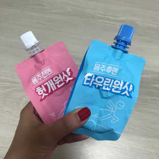 천호식품 숙취해서 헛개원샷, 타우린원샷 술푼너에게 — 5점을 준 리뷰어가 2017년 12월 올린 사용 사진