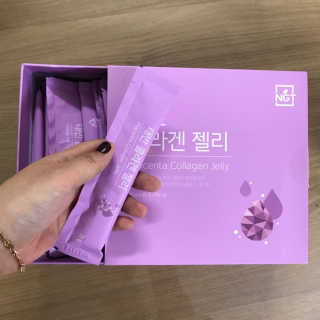 네츄럴굿띵스 태반 콜라겐 젤리 15포 — 5점을 준 리뷰어가 2018년 11월 올린 사용 사진