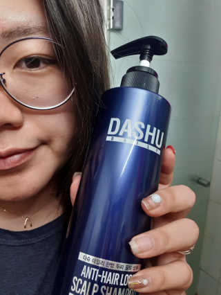 다슈코리아 다슈 데일리 단백질 한방 두피 골드 샴푸 500ml — 4점을 준 리뷰어가 2019년 1월 올린 사용 사진