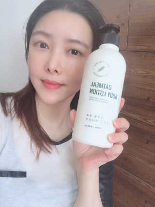 (주)에네스티 내추럴 촉촉  오트밀 바디로션 500ml — 5점을 준 리뷰어가 2019년 9월 올린 사용 사진