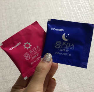 프롬바이오 홍쓰다스 아침,저녁 맞춤형 다이어트식품 14포+14포 — 4점을 준 리뷰어가 2019년 7월 올린 사용 사진