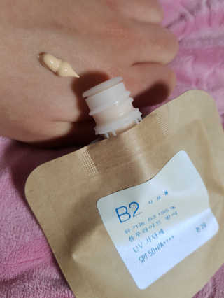 톤28 유기농 블루라이트 방어 UV 차단거리 지성용 B2 — 4.5점을 준 리뷰어가 2019년 4월 올린 사용 사진