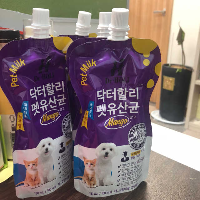 닥터할리펫밀크 8종 리뷰 사진