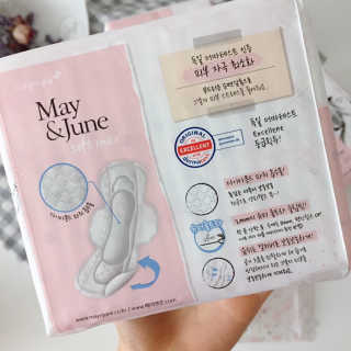 메이앤준 소프트맥스 생리대 — 4.5점을 준 리뷰어가 2019년 4월 올린 사용 사진