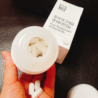 네츄럴굿띵스 퓨어 마그네슘 앤 비타민B6 30일분 — 5점을 준 리뷰어가 2018년 5월 올린 사용 사진