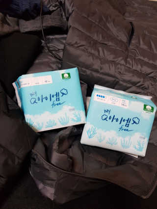 보타메디 마이아이엠 생리대 — 4.5점을 준 리뷰어가 2019년 1월 올린 사용 사진