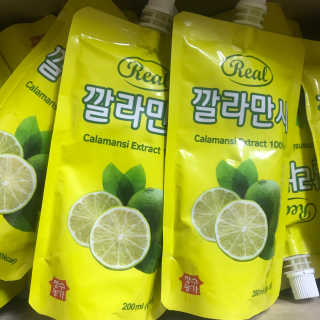 장수농가 리얼깔라만시 — 5점을 준 리뷰어가 2018년 4월 올린 사용 사진