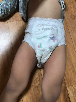 보솜이 액션핏 팬티형 — 5점을 준 리뷰어가 2019년 3월 올린 사용 사진