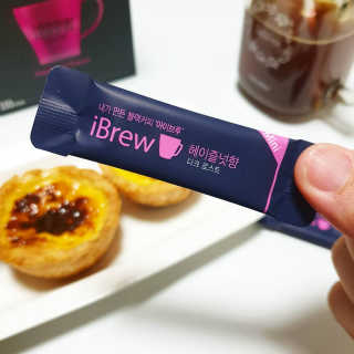 한국맥널티 아이브루 헤이즐넛향 100T — 5점을 준 리뷰어가 2019년 10월 올린 사용 사진