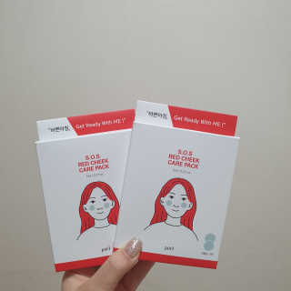 자이엘 S.O.S 레드 칙 케어팩 2 Box — 5점을 준 리뷰어가 2020년 2월 올린 사용 사진