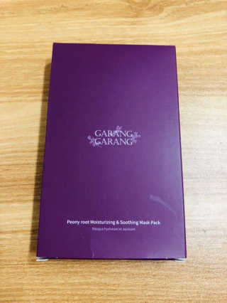 GARANG GARANG 피오니 룻 모이스처라이징 앤 수딩 마스크팩 — 5점을 준 리뷰어가 2019년 8월 올린 사용 사진