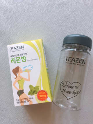 티젠 레몬밤 + 마이보틀 — 3.5점을 준 리뷰어가 2018년 7월 올린 사용 사진