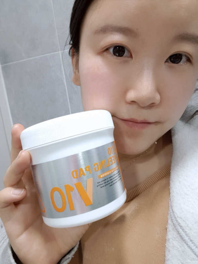 V10 필링패드 리뷰 사진