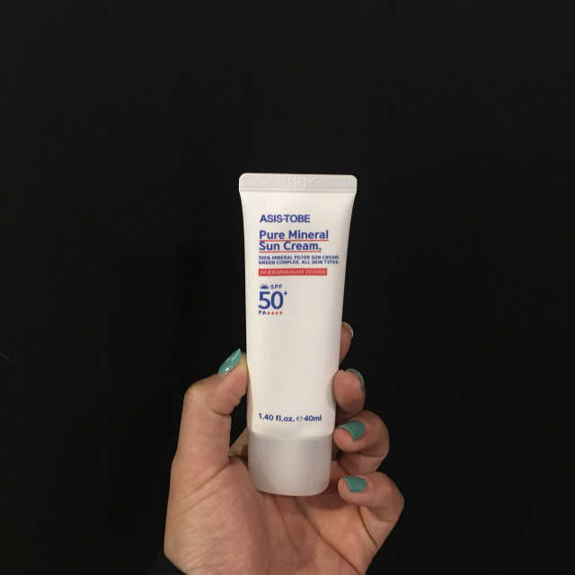 퓨어 미네랄 선크림 40ml 리뷰 사진