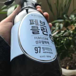 더블유드레스룸 페브클린 500ml — 4점을 준 리뷰어가 2018년 11월 올린 사용 사진