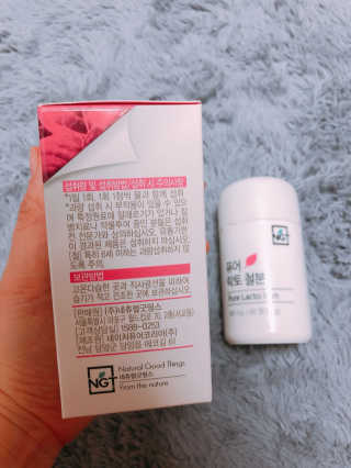 네츄럴굿띵스 퓨어 락토 철분 60일분 — 4.83점을 준 리뷰어가 2018년 2월 올린 사용 사진