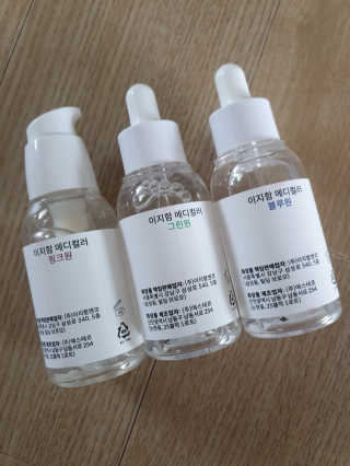 이지함 메디컬러 핑크원 블루원 그린원 — 5점을 준 리뷰어가 2019년 5월 올린 사용 사진