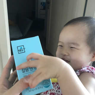 네츄럴굿띵스 퓨어 키즈 칼슘 앤 징크D 30일분 — 5점을 준 리뷰어가 2018년 7월 올린 사용 사진
