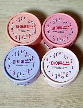 마이톡 파우더 4종 세트 — 5점을 준 리뷰어가 2019년 9월 올린 사용 사진