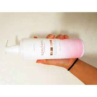 아쿠아큐링 아쿠아S링 퓨어리프레싱 헤어케어 500ml — 5점을 준 리뷰어가 2018년 8월 올린 사용 사진