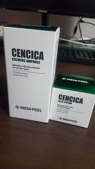 메디필 센시카 알라 크림, 센시카 카밍 앰플 — 5점을 준 리뷰어가 2020년 1월 올린 사용 사진