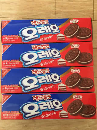오레오 레드벨벳 — 3점을 준 리뷰어가 2018년 1월 올린 사용 사진