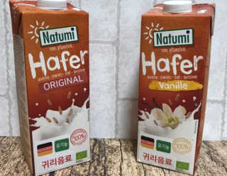 나투미 귀리음료 오리지날 1L + 바닐라 1L — 4점을 준 리뷰어가 2019년 2월 올린 사용 사진