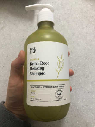 달리프 클로렐라 베러 루트 릴렉싱 샴푸 500ml — 5점을 준 리뷰어가 2020년 2월 올린 사용 사진