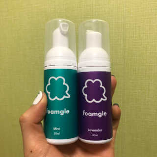 폼글 I foamgle [폼글] 거품가글 50ml 3종 - 민트, 라벤더, 라즈베리 — 3점을 준 리뷰어가 2019년 12월 올린 사용 사진