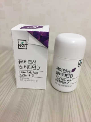 네츄럴굿띵스 퓨어 락토 철분 60일분 — 5점을 준 리뷰어가 2018년 2월 올린 사용 사진