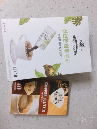 (주)쟈뎅 [쟈뎅] 클래스 신선한 하루 원두+여과지 SET — 4점을 준 리뷰어가 2019년 3월 올린 사용 사진