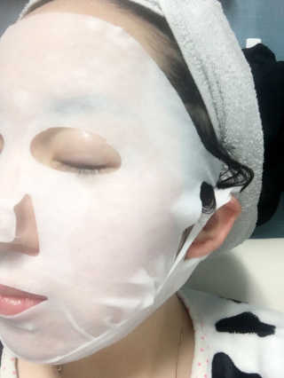 더메이런 듀얼 이펙트 스트레치 리프팅 마스크 — 4점을 준 리뷰어가 2017년 1월 올린 사용 사진