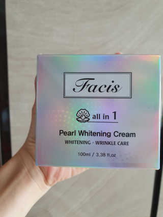 파시스 올인원 진주 화이트닝 크림 100ml — 4.5점을 준 리뷰어가 2019년 5월 올린 사용 사진