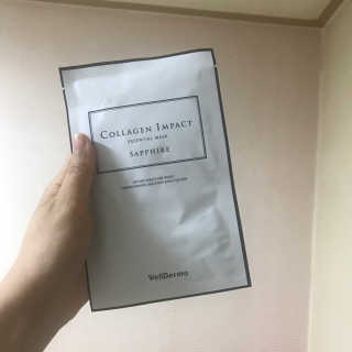 웰더마 사파이어 콜라겐 임팩트 에센셜 마스크 — 4.5점을 준 리뷰어가 2019년 6월 올린 사용 사진