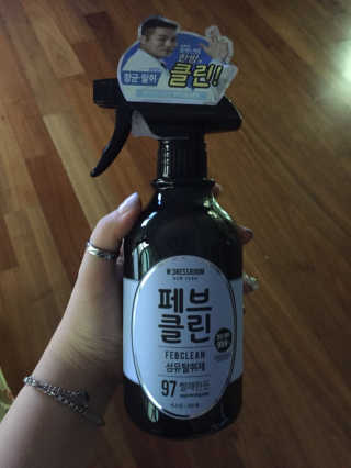 더블유드레스룸 페브클린 500ml — 4.33점을 준 리뷰어가 2018년 8월 올린 사용 사진