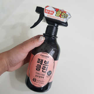 더블유드레스룸 페브클린 500ml — 5점을 준 리뷰어가 2018년 8월 올린 사용 사진