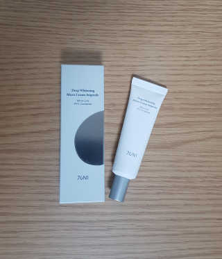 [76N1]딥 화이트닝 마이크로 크림앰플 — 5점을 준 리뷰어가 2019년 12월 올린 사용 사진