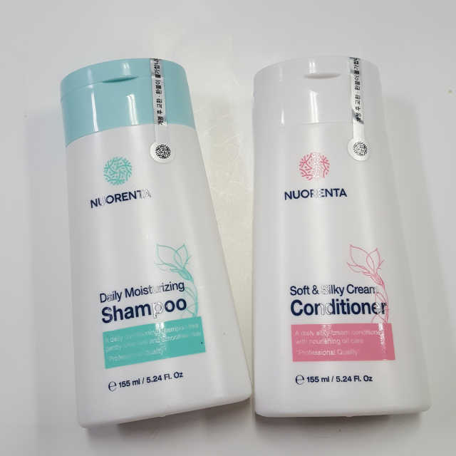 노렌타 데일리 샴푸,컨디셔너 세트 리뷰 사진