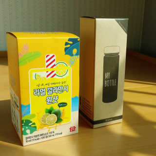 장수농가 리얼깔라만시 원샷 50ml 10팩+보틀 — 5점을 준 리뷰어가 2019년 5월 올린 사용 사진