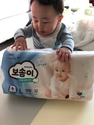 보솜이 리얼코튼 팬티형 — 4점을 준 리뷰어가 2019년 3월 올린 사용 사진