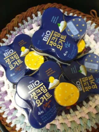 [매일 바이오] 생크림요거트 플레인 12개 + 유자 12개 — 4점을 준 리뷰어가 2019년 6월 올린 사용 사진