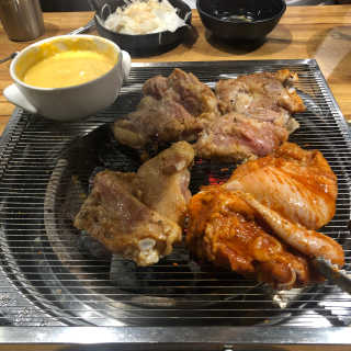 [춘여닭숯불닭갈비] 닭갈비 무한 2인+치즈퐁듀+음료수 — 5점을 준 리뷰어가 2019년 10월 올린 사용 사진