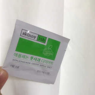 스키니랩 애플페논 풋사과 다이어트 — 3.5점을 준 리뷰어가 2019년 5월 올린 사용 사진