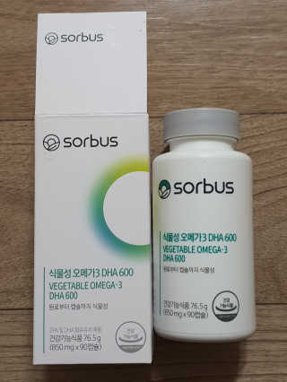 소버스 식물성 오메가3 DHA 600 — 5점을 준 리뷰어가 2020년 3월 올린 사용 사진