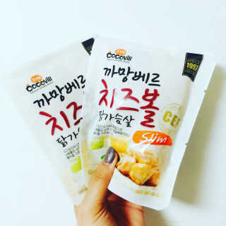 꼬꼬빌 까망베르 치즈볼 닭가슴살 슬림 10팩 — 5점을 준 리뷰어가 2016년 10월 올린 사용 사진