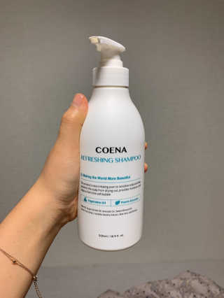 코에나샴푸 500ml — 4점을 준 리뷰어가 2019년 7월 올린 사용 사진