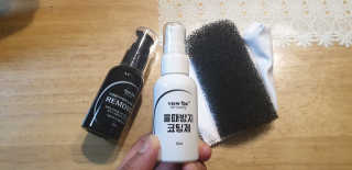 뷰오케이 욕실 화장실 셀프 물때제거 코팅제,리무버 50ml — 3점을 준 리뷰어가 2019년 5월 올린 사용 사진