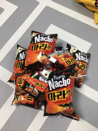 오징어땅콩,도도한나쵸 오징어땅콩 마라맛, 도도한나쵸 마라맛 — 5점을 준 리뷰어가 2019년 8월 올린 사용 사진