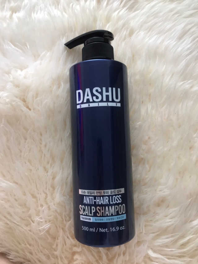 다슈 데일리 한방 두피 골드 샴푸 500ml 리뷰 사진